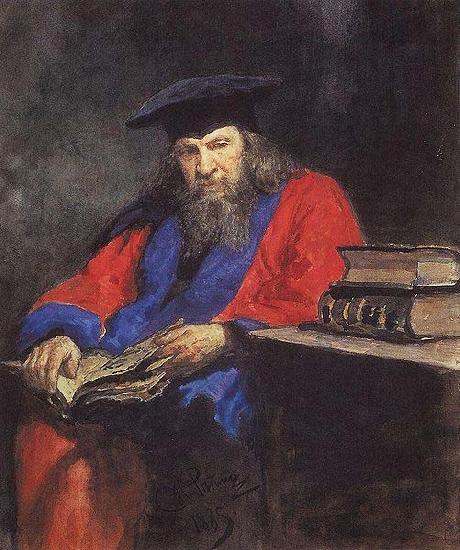Ilya Repin Portrait of Mendeleev China oil painting art